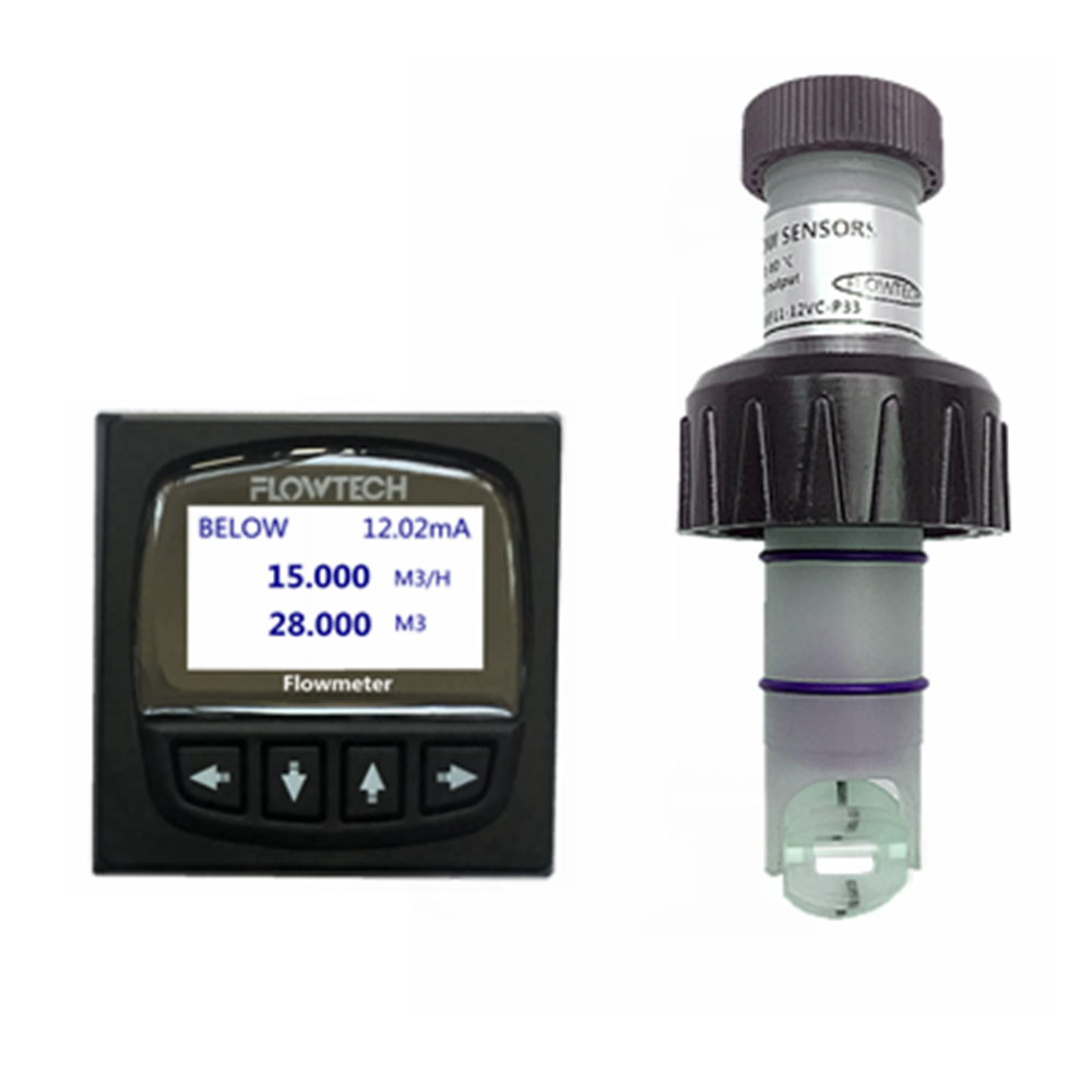 Flowtech paddle wheel flow meter